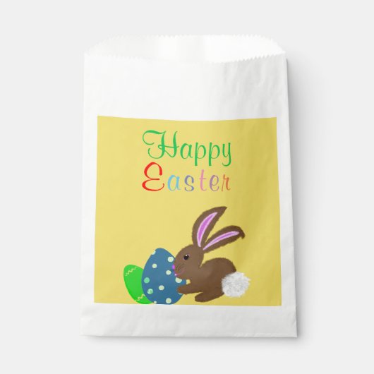 Osterblasen Eier Gelbe Gefälligkeitsflaggen Geschenktütchen (Vorderseite)