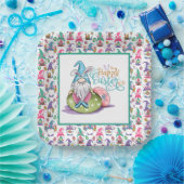 Osterblasen Gnomes Pappteller (Party)