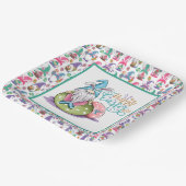 Osterblasen Gnomes Pappteller (Gewinkelt)