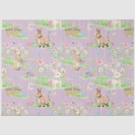 Osterblasen-Schmetterling-Lavendel-Decoupage Seidenpapier