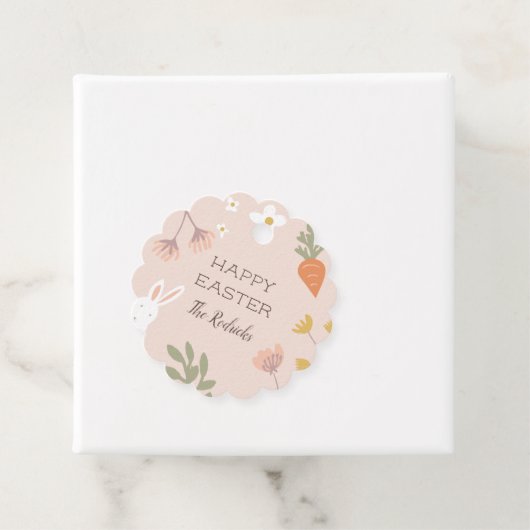 Osterblätter Geschenkanhänger (Beispiel)