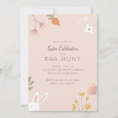 Osterblättrige Party Einladungen (Vorderseite)