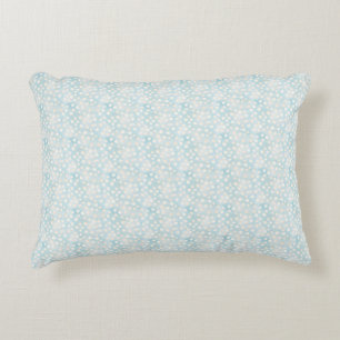 Osterblaue Polka Nahtloser Stoff – Pastell Süß  Dekokissen
