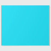Osterblauer Korallenaqua Geschenkpapier (Flach)