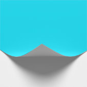Osterblauer Korallenaqua Geschenkpapier (Ecke)