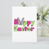 Osterblich Happy Ostereier Dankeskarte (Stehend Vorderseite)