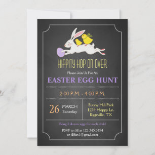 Osterblich Ostern Eizelljagd Einladung