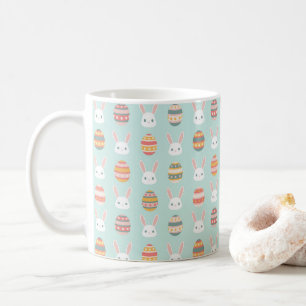Osterbliche Bunnies und Eierpastel Kaffeetasse