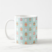 Osterbliche Bunnies und Eierpastel Kaffeetasse (Links)