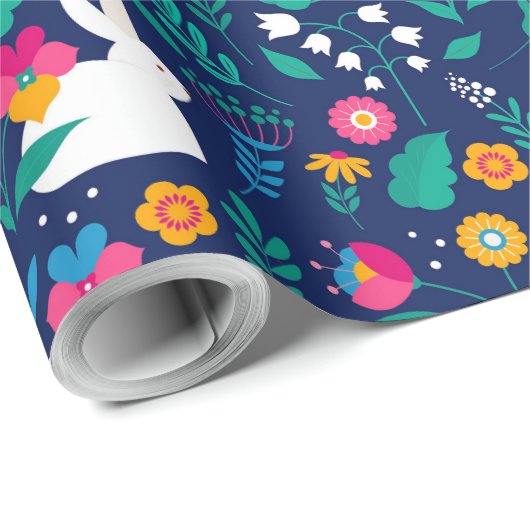 Osterblume Geschenkpapier (Rolleneckpunkt)