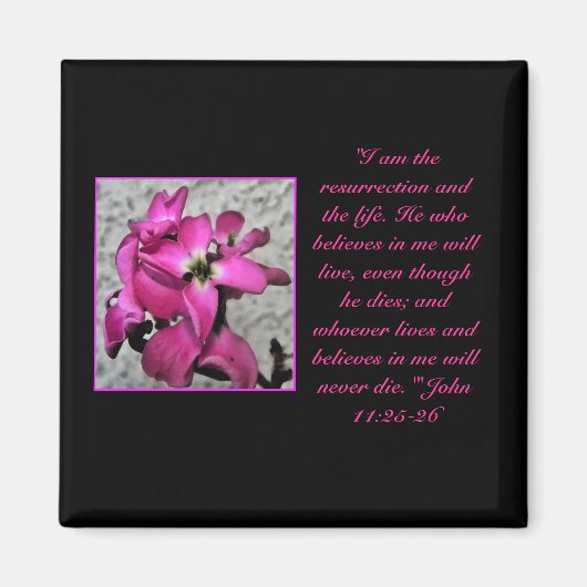 Osterblumen-Anführungsmagnet Magnet (Vorne)