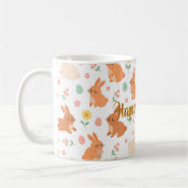 Osterblumen-Ei-Hasen-Muster Kaffeetasse (Links)