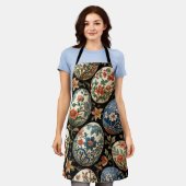 Osterblumen-Eier Schürze (Getragen)