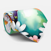 Osterblumenmuster Krawatte (Gerollt)