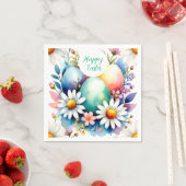 Osterblumenmuster Serviette (Beispiel)