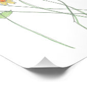 Osterblumenprint Fotodruck (Ecke)