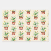 Osterblüte: Blumenwackelpapier Geschenkpapier Set (Vorderseite)