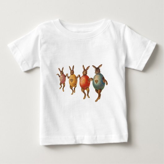 Osterblüte tanzende Eier Baby T-shirt (Vorderseite)