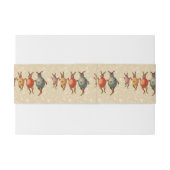 Osterblüte tanzende Eier Einladungsbanderole (Rückseitenbeispiel)