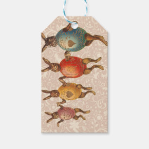 Osterblüte tanzende Eier Geschenkanhänger