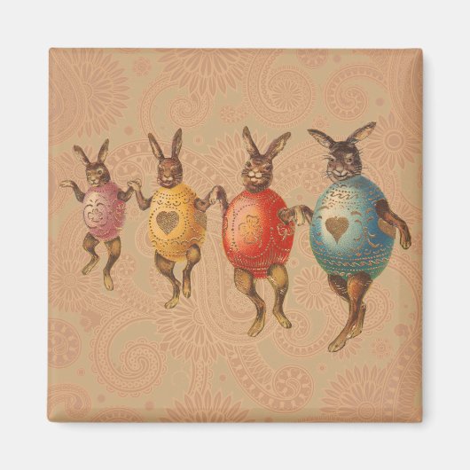 Osterblüte tanzende Eier Magnet (Vorne)