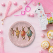 Osterblüte tanzende Eier Pappteller (Party)