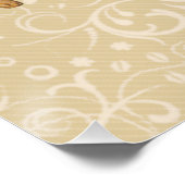 Osterblüte tanzende Eier Poster (Ecke)