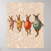Osterblüte tanzende Eier Poster (Vorne)