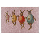 Osterblüte tanzende Eier Schneidebrett (Vorderseite)