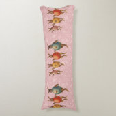 Osterblüte tanzende Eier Seitenschläferkissen (Vorderseite Vertikal)