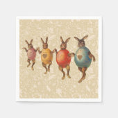 Osterblüte tanzende Eier Serviette (Vorderseite)