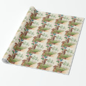 Osterblütenblasser Eierbaum Geschenkpapier (Ungerollt)