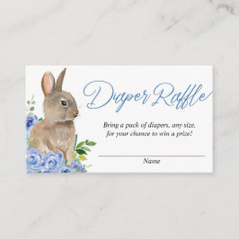 Osterblütenblauer Blütenblattverlosung Begleitkarte