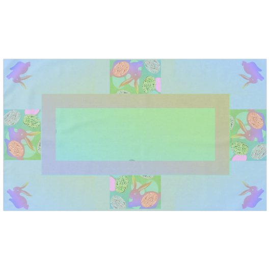 Osterblüteneier Blasspasten Tablecloth Tischdecke (Vorderseite (Horizontal))