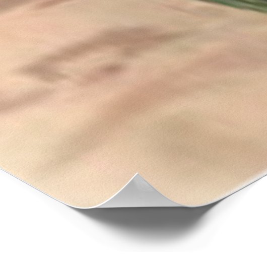 Osterblütenfarbener Ei Schirm Poster (Ecke)