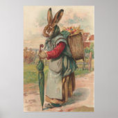 Osterblütenfarbener Ei Schirm Poster (Vorne)