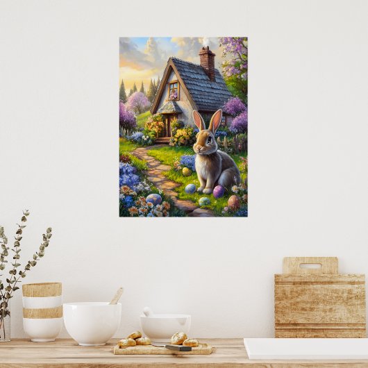 Osterblütengarten Mendrisiotto Poster (Küche)