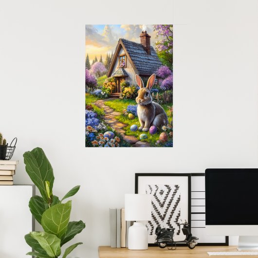 Osterblütengarten Mendrisiotto Poster (Heimbüro)