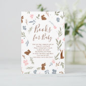 Osterblütenkaninchendusche bringt Buch mit Begleitkarte (Stehend Vorderseite)