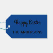 Osterblütenkarotte Auto #4 - Geschenktag Geschenkanhänger (Rückseite Horizontal)