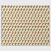 Osterblütenkreuz Geschenkpapier (Flach)