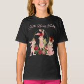 Osterblütenkronengebälk Rose T-Shirt (Vorderseite)