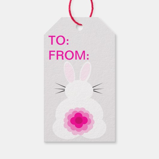 Osterblütenmarken Geschenkanhänger (Rückseite)