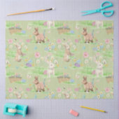 Osterblütenschmetterling Minze Grün Decoupage Seidenpapier (Basteln)