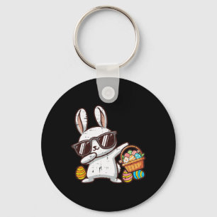 Osterblütler Dab Egg Hunt Rabbit Kindermädchen Schlüsselanhänger