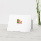 OsterBouquet Feiertagskarte (Rückseite)