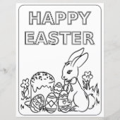 Osterbraun-Farbpapier für Kinder (Vorderseite)