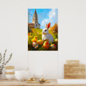 Osterbraun Gewürzkügelchen Eizellkirche Malerei Poster (Küche)