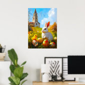 Osterbraun Gewürzkügelchen Eizellkirche Malerei Poster (Heimbüro)