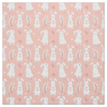Osterbraun Pastell Pink Fabric